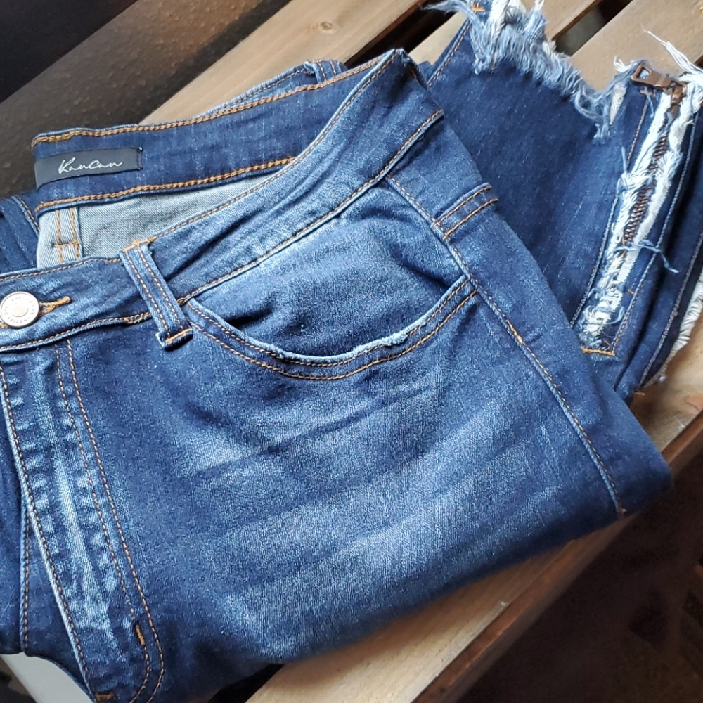 KanCan high rise cropped skinny jeans